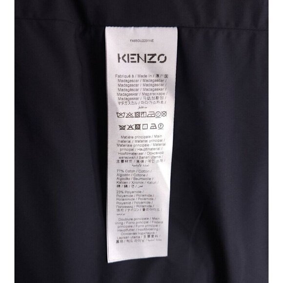 Kenzo Duvet Down Jacket Size L Mens Blue Defect NWT - Picture 15 of 16